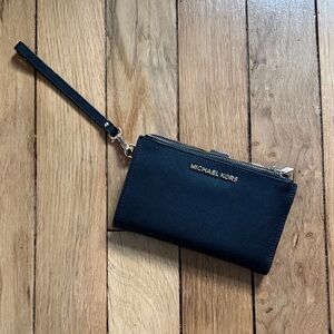 Michael Kors Wristlet wallet with Gold Accents
